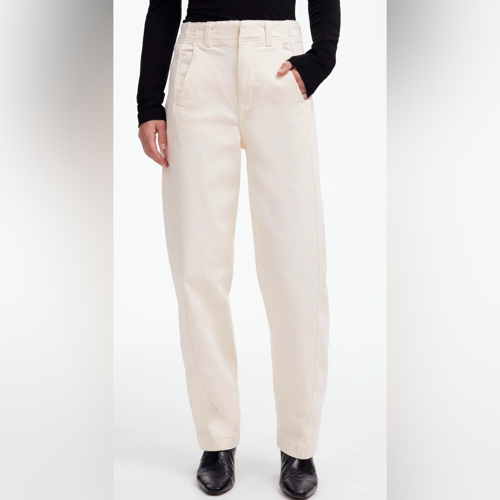Madewell High-Rise Tapered Wide Leg Jeans - Nwt
